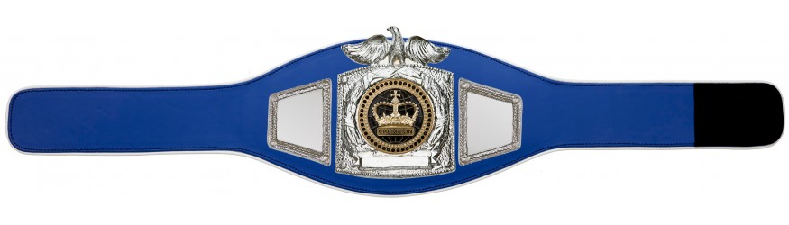 PROEAGLE BLACK CHAMPION CROWN CHAMPIONSHIP BELT - PROEAGLE/S/BLKGEM - AVAILABLE IN 6+ COLOURS